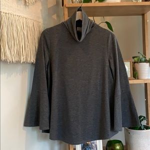 Anthropologie bell sleeved turtleneck